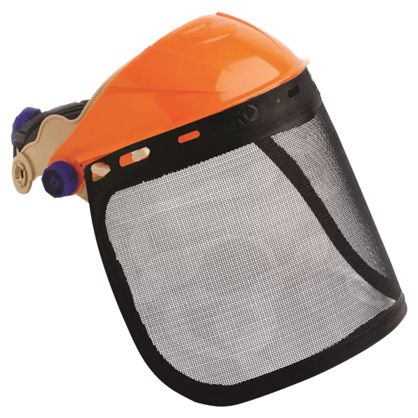 Face Shield With Metal Mesh Visor