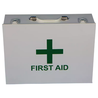 Empty Metal Box For First Aid