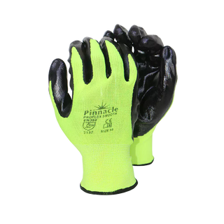 Retail Pack Proflex Smooth Palm Nitrile Coated Glove Lime