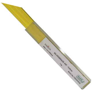 Silverbraze 40F Flux Coated Yellow 1.5 X 500MM