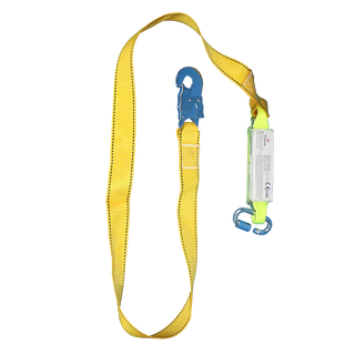 Single Lanyard With Shock Absorbor & Snap Hook