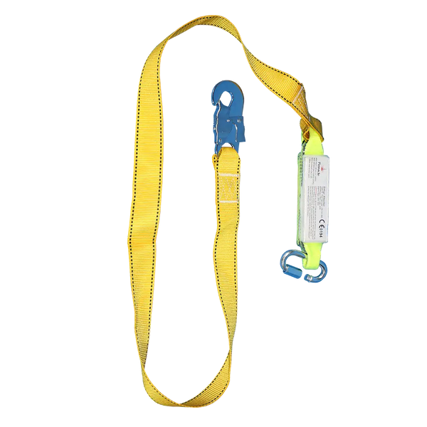 Single Lanyard With Shock Absorbor & Snap Hook