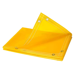 Welding Curtain ( Yellow ) With Eye Lids 3m X 2m