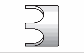 Reference illustration: Four Pins Crown Shield (part CV0033)