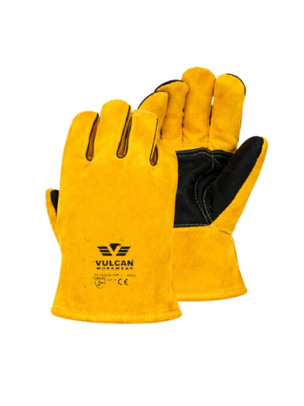 Vulcan Gold Wrist Length Welding Gloves