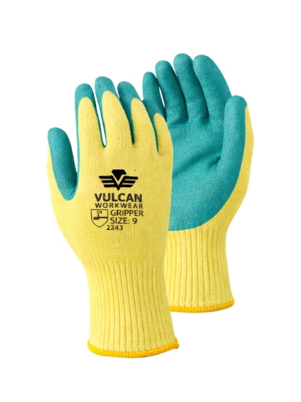 Vulcan Gripper Rubber Latex Gloves