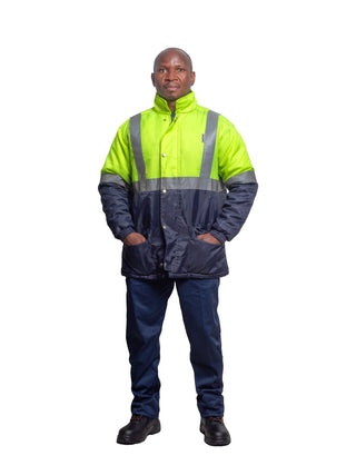 Vulcan Two Tone Padded Freezer Jacket with Tape