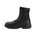 Magnum Ulinda Security Boot SZ: Black work boot with laces, steel shank, and dual-density sole.