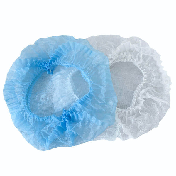 Mop Cap 18" Blue - disposable mop cap - secures hair - not only comfort