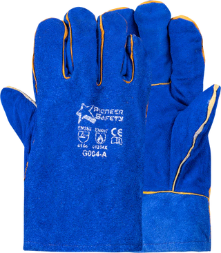 2.5" Blue Lined Welding Glove Ab Grade