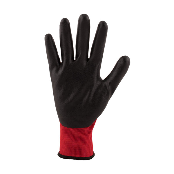 Red PU Coated General Handling Gloves - Red