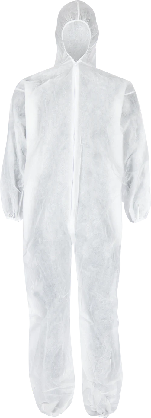 Disposable Overall Zip with Hood