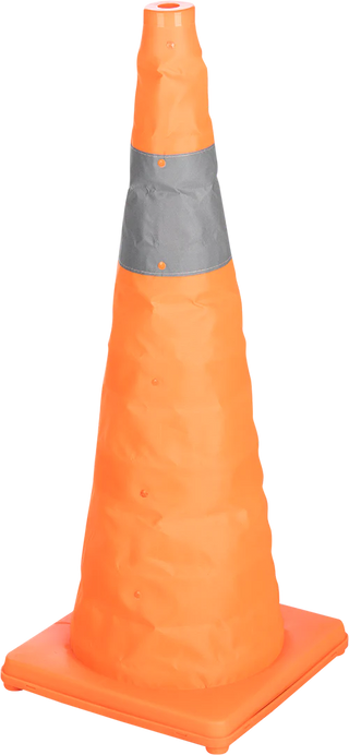 Foldaway Type Traffic Cone With Reflective Tape