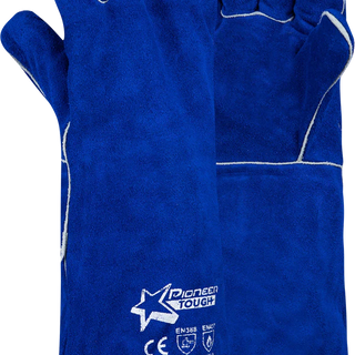 Pioneer Tough Blue Lined Welding Glove A Grade 45Cm