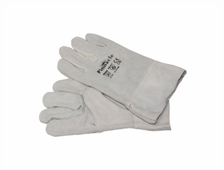 Chrome Leather Double Palm Glove Wrist Length 2.5"