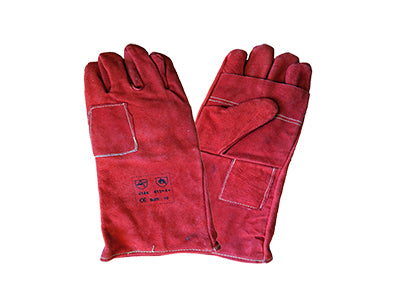 Red heat resist gloves