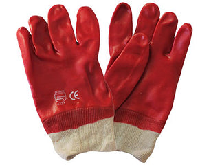 Pvc Knit Wrist Glove