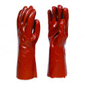 Pvc Open Cuff Smooth Glove