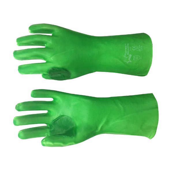 Pioneer Hi-Vis Green Pvc 35Cm Reinforced