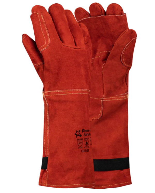 Pioneer Tough 8" Supa Red Heat Resist Glove Elbow