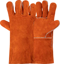 Pioneer Tough Orange Lined Welding Glove A Grade 35Cm