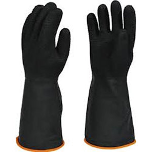 Black Rubber Builders Glove