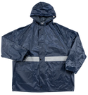 Rubberrised Rain Suit With Reflective Tape