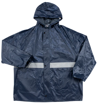 Rubberrised Rain Suit With Reflective Tape
