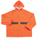 Rubberrised Rain Suit With Reflective Tape