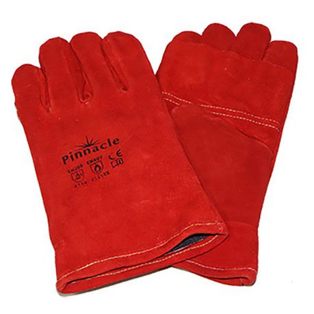 Red Heat Resistant Welding Glove