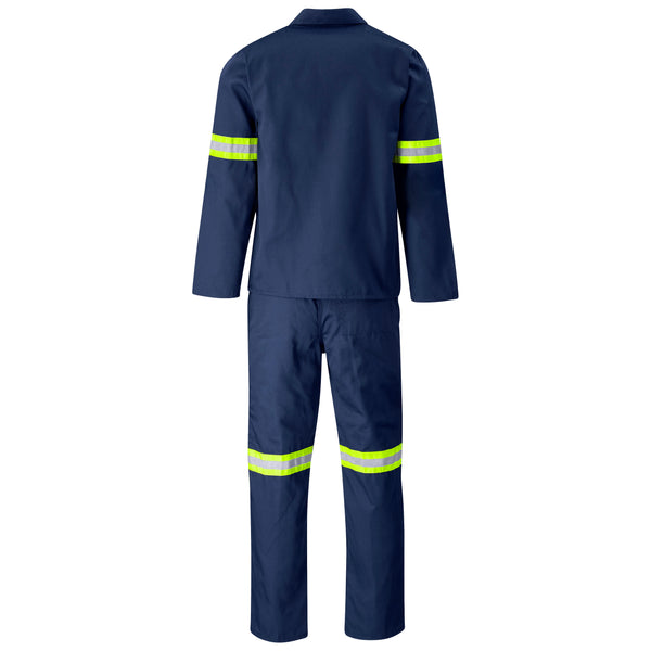 Trade Poly Cotton Conti Suit - Reflective Arms & Legs