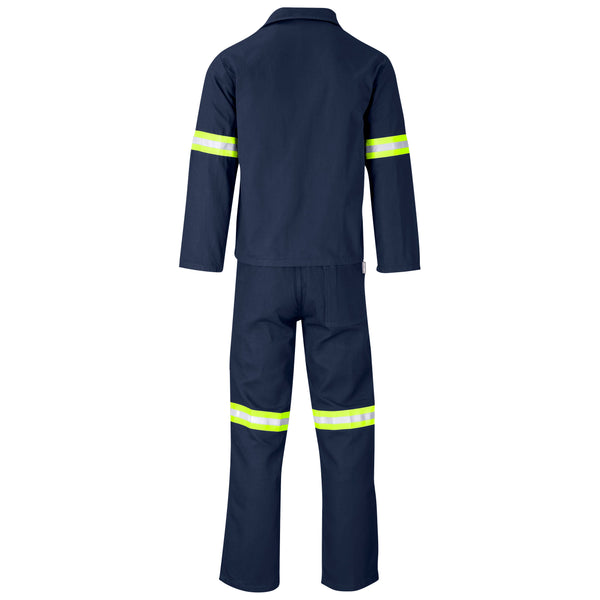 Technician 100% Cotton Conti Suit - Reflective Arms & Legs