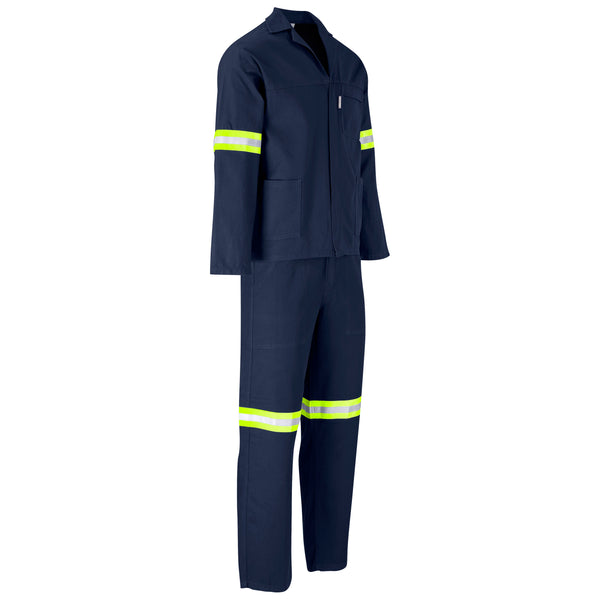 Technician 100% Cotton Conti Suit - Reflective Arms & Legs