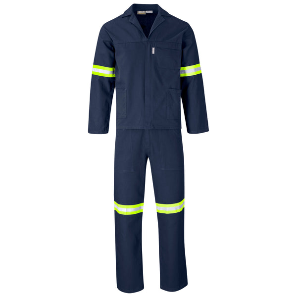 Technician 100% Cotton Conti Suit - Reflective Arms & Legs