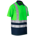 Surveyor Two-Tone Hi-Vis Reflective Golf Shirt