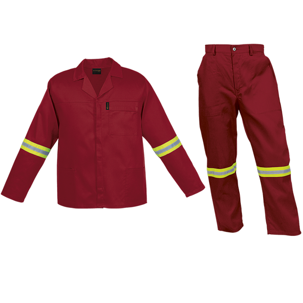 Budget Poly Cotton Conti Suit with Reflective