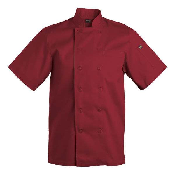 Mens Savona Short Sleeve Chef Jacket