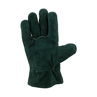 Green Lined Welders Wrist Length Gloves