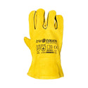 Yellow Lined Welders Superior Wrist Gloves