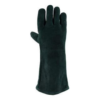 Green Lined Welders Elbow Length Gloves