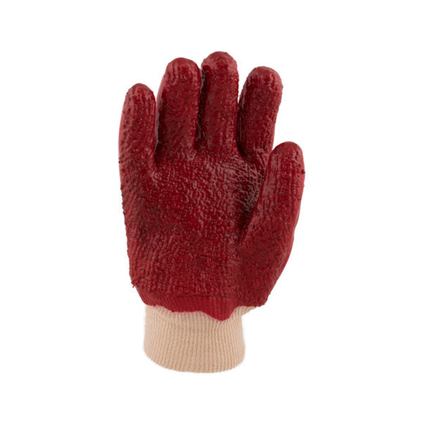 Red Pvc Heavy Duty Gloves