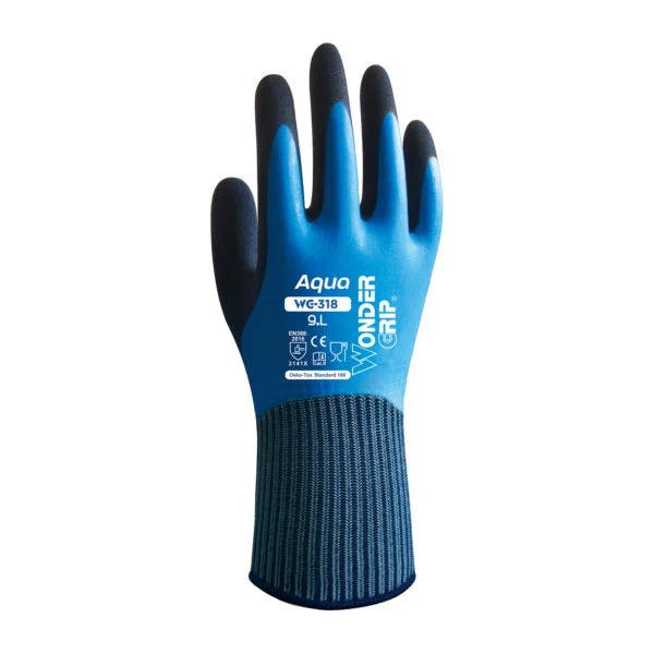 Wonder Grip Glove WG 318 Aqua