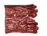 PVC Brown heavy duty glove 27cm