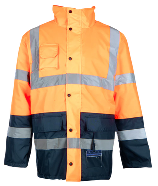 High Visibility Two Tone Freezer Traffic Jacket