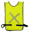 Lime Refective Bib - Adjustable Velcro Attatch Government(Epwp) Style