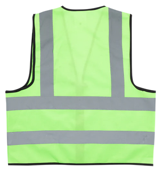 Pioneer®Lime Reflective Vest With Zip & Id Pouch
