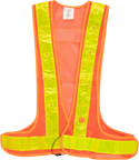 Orange Reflective Vest With Led Light