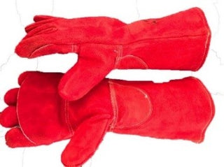 Pioneer Touch 8" Red Heat Resist Glove Elbow